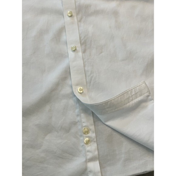 Michael Kors Shirt Mens L Large White Button Up Long Sleeve Casual Cotton Adult - Picture 10 of 16